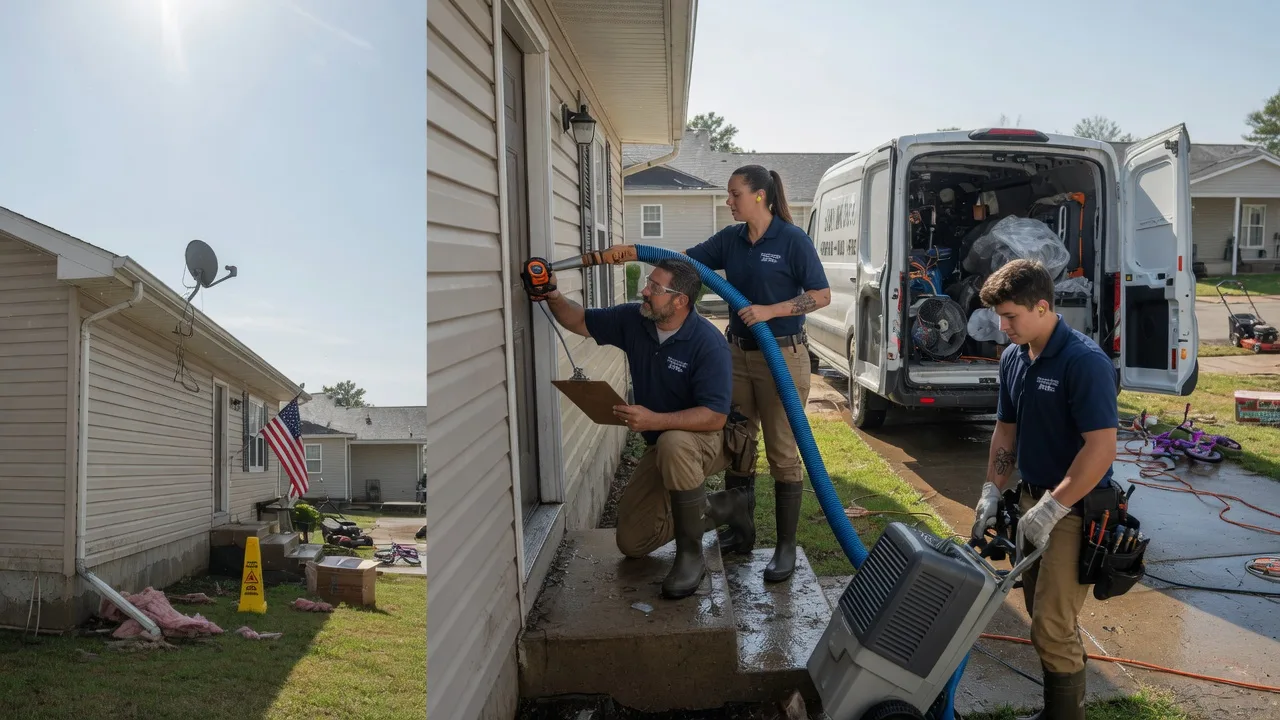 Ceiling Water Damage Restoration in Fort Monmouth, NJ near me